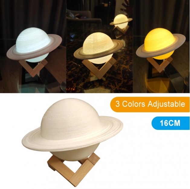 LED lampa 3D Saturn (5833)