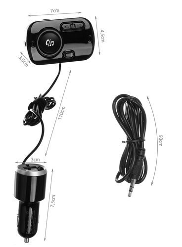 FM Bluetooth modulators 2x USB MP3 (14840) FM Bluetooth modulators 2x USB MP3 (14840)