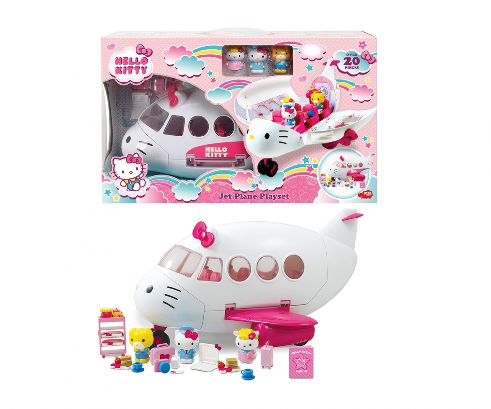 Dickie Hello Kitty Jet Plane Playset