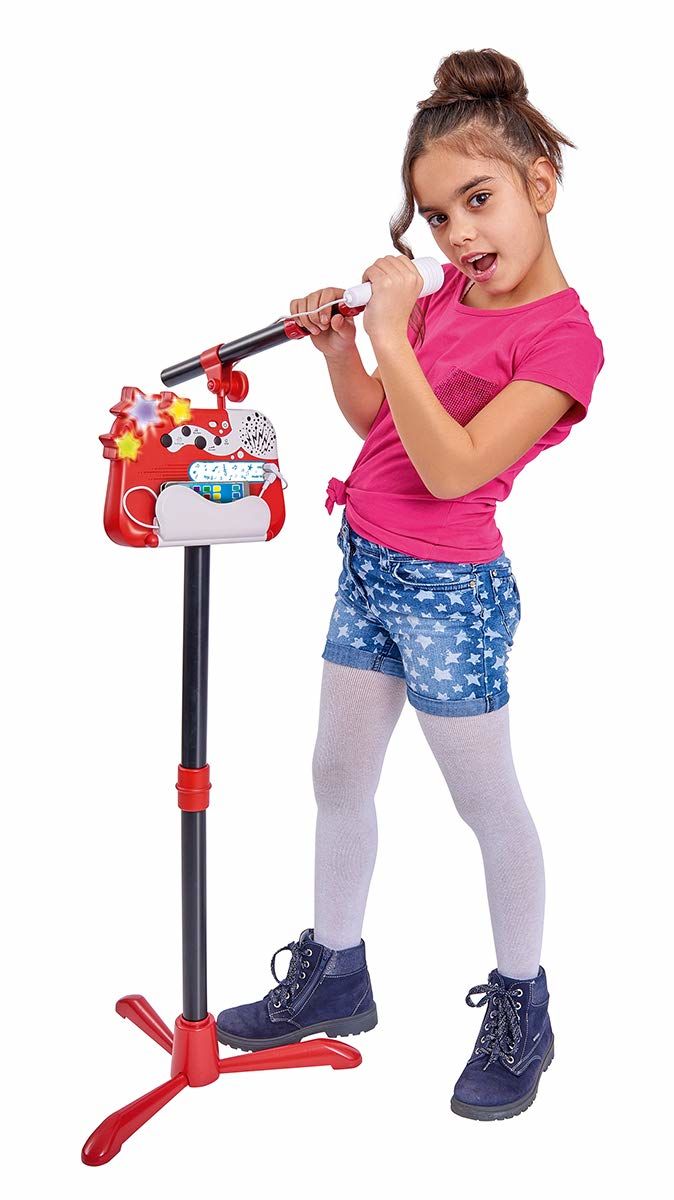 Rotaļu mikrofons ar statīvu Simba Plug & Play