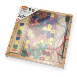 Izglītojoša koka spēle Viga Puzzle beads