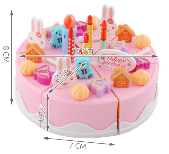 Rotaļlieta Griežamā kūka ar svecītēm (4504)