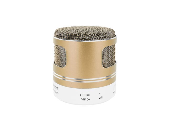 Portatīvais Bluetooth skaļrunis MP3 FM Gold (9097)