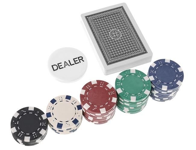 Pokers - 300 žetonu komplekts čemodānā 