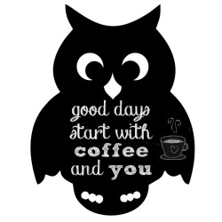 Krīta magneta delis Owl