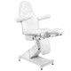 Kosmetoloģijas krēsls Basic 156 Pedi 3 White Kosmetoloģijas krēsls Basic 156 Pedi 3 White