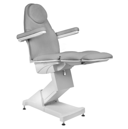 Kosmetoloģijas krēsls Basic 158 3 Grey Kosmetoloģijas krēsls Basic 158 3 Grey