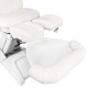 Kosmetoloģijas krēsls Azzurro 872S Pedi Pro 3 White Kosmetoloģijas krēsls Azzurro 872S Pedi Pro 3 White