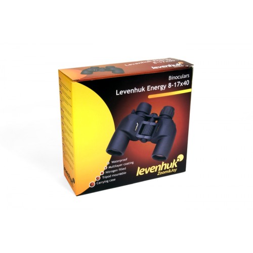 Levenhuk Energy 8-17x40 Kompakts Porro Prismas Mitrumiztur&amp;#x12B;gs binoklis