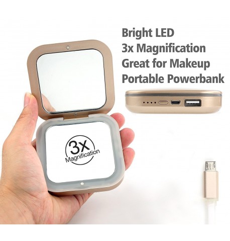 Portable Cosmetic Mirror Power Bank 3500mAh