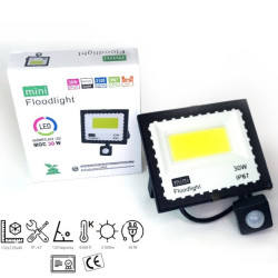 LED prožektors ar kustības sensoru 30W 6500K IP67