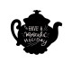 Krīta magneta delis Teapot Krīta magneta delis Teapot