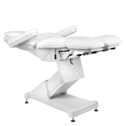 Kosmetoloģijas krēsls Basic 156 Pedi 3 White Kosmetoloģijas krēsls Basic 156 Pedi 3 White