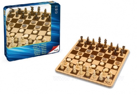 Galda spēle "Dambrete - šahs"