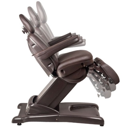Kosmetoloģijas krēsls Azzurro 872s Pedi-Pro 3 Brown Kosmetoloģijas krēsls Azzurro 872s Pedi-Pro 3 Brown