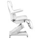 Kosmetoloģijas krēsls Basic 156 Pedi 3 White Kosmetoloģijas krēsls Basic 156 Pedi 3 White