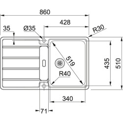 Franke HDX 614 (101.0303.619)