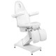 Kosmetoloģijas krēsls Basic 156 Pedi 3 White Kosmetoloģijas krēsls Basic 156 Pedi 3 White
