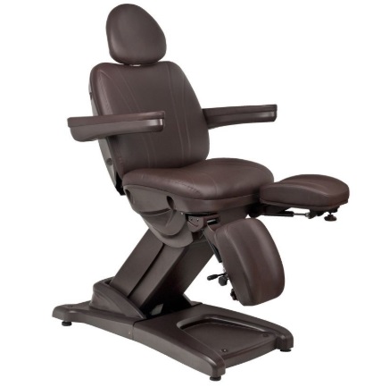 Kosmetoloģijas krēsls Azzurro 872s Pedi-Pro 3 Brown Kosmetoloģijas krēsls Azzurro 872s Pedi-Pro 3 Brown