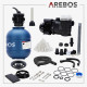 Arebos smilšu filtru sistēma un filtru bumbiņas (28632)