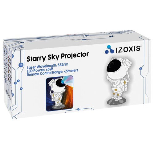 LED zvaigžņu projektors — astronauts Izoxis (21857)