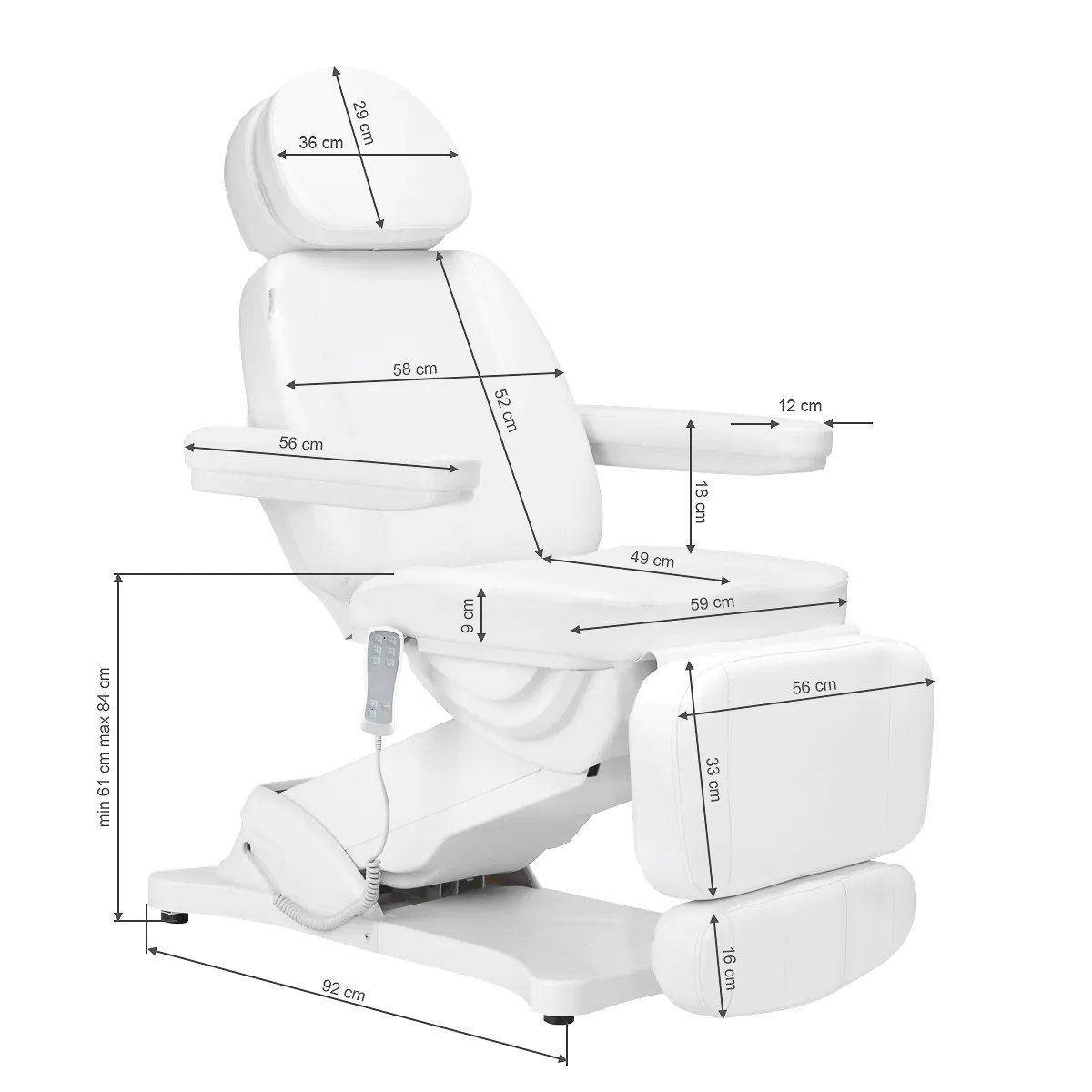 Косметическое кресло Sillon Classic с подогревом Косметическое кресло Sillon Classic с подогревом