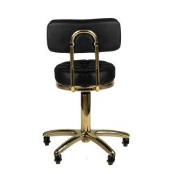 Косметический табурет AM-961 Gold Black Косметический табурет AM-961 Gold Black