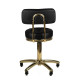 Косметический табурет AM-961 Gold Black