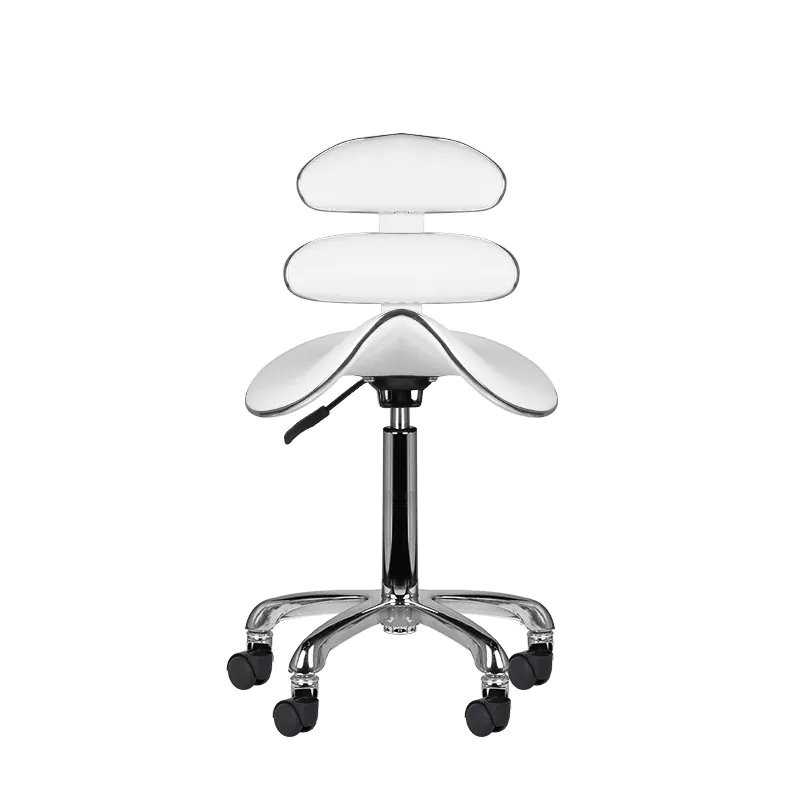 Высокий косметический стул Roll Speed ​​AM-880 White