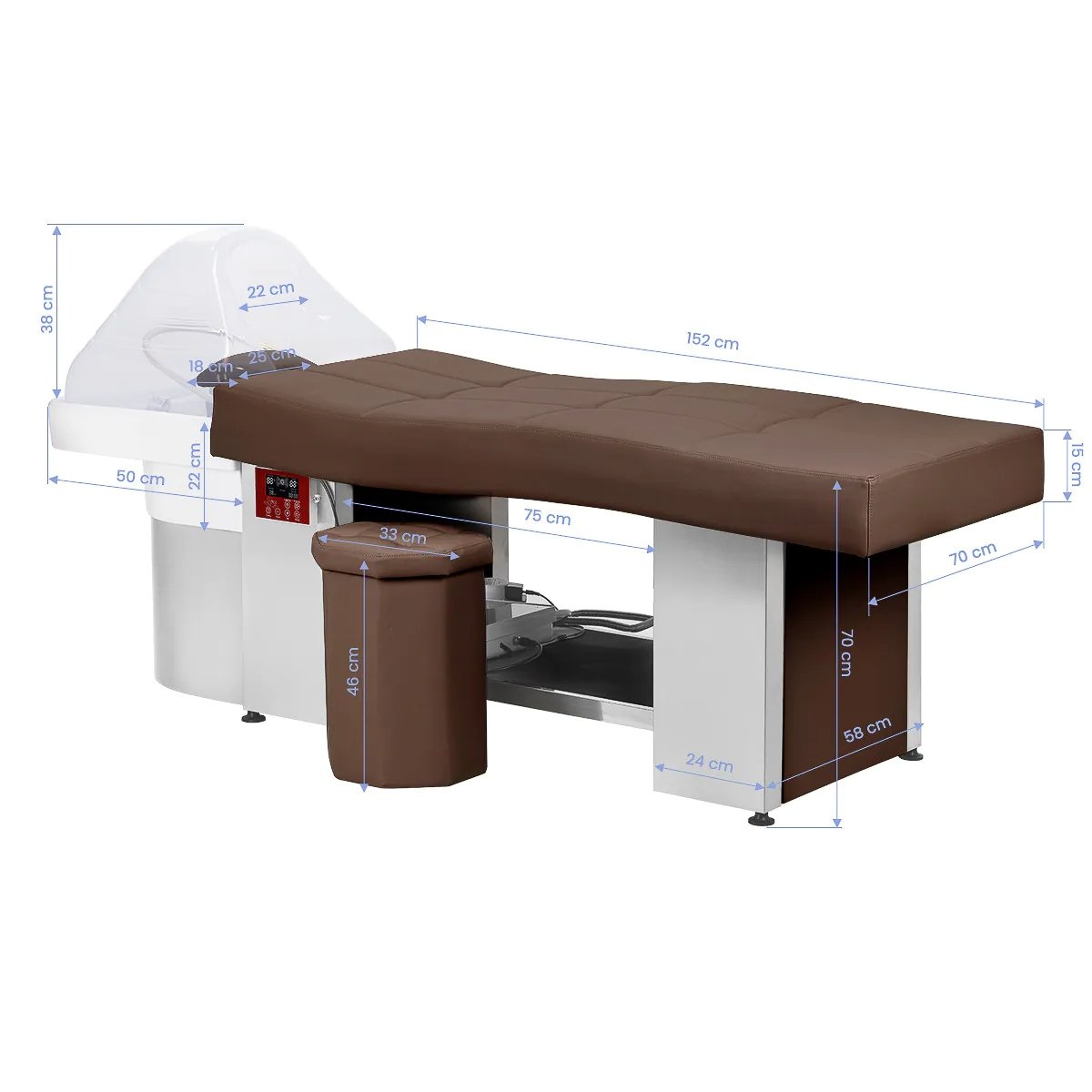 Friziera konsole Gabbiano Head Spa 017 Brown Friziera konsole Gabbiano Head Spa 017 Brown