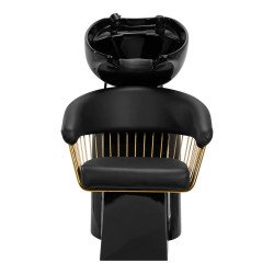 Мойка с креслом Gabbiano Lille-M Gold Black Мойка с креслом Gabbiano Lille-M Gold Black