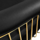 Мойка с креслом Gabbiano Lille-M Gold Black Мойка с креслом Gabbiano Lille-M Gold Black