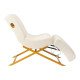 Кресло для наращивания ресниц Sillon Umbra White/Gold Кресло для наращивания ресниц Sillon Umbra White/Gold