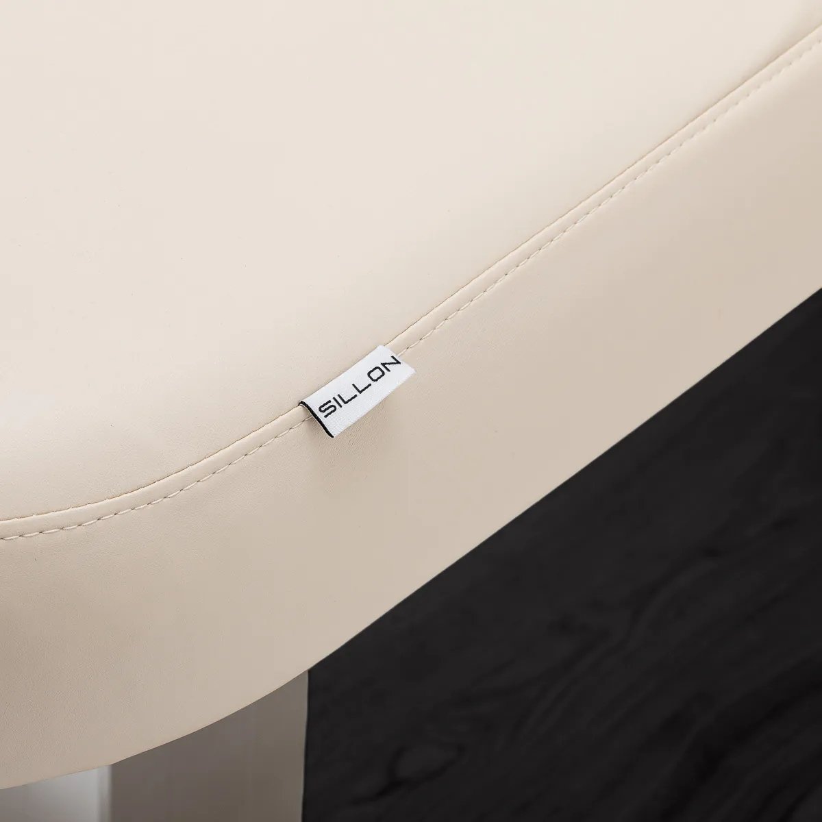 Elektriskā kosmetoloģijas kušete Sillon Comfort Cream/Black