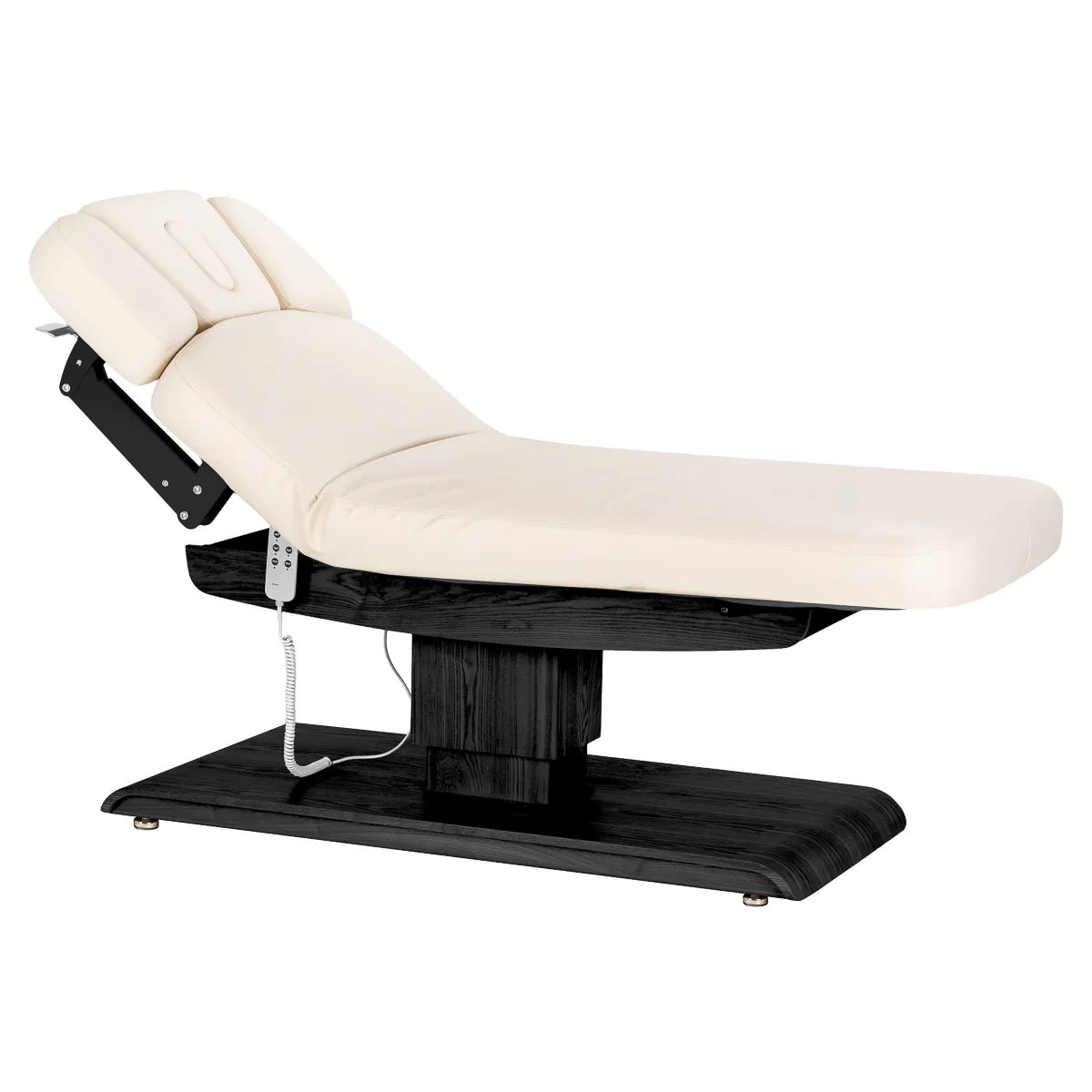 Elektriskā kosmetoloģijas kušete Sillon Relax Cream/Black Elektriskā kosmetoloģijas kušete Sillon Relax Cream/Black