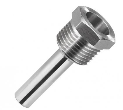 Čaula termometram 1/2" 25bar, Inox316