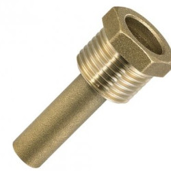 Čaula termometram 1/2" 25bar, misiņš Čaula termometram 1/2" 25bar, misiņš