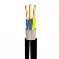 Kabelis CYKY 4x2.5mm² melns 0.45/0.75kV