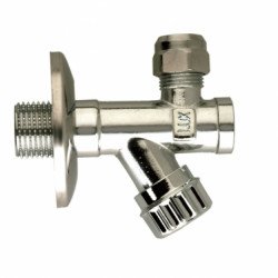Noslēgvārsts ar filtru 1/2" - 10mm Noslēgvārsts ar filtru 1/2" - 10mm