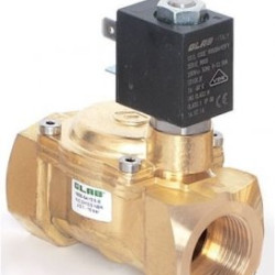 Solenoida vārsts ar spoli, normāli atvērts (NO) Solenoida vārsts ar spoli, normāli atvērts (NO)