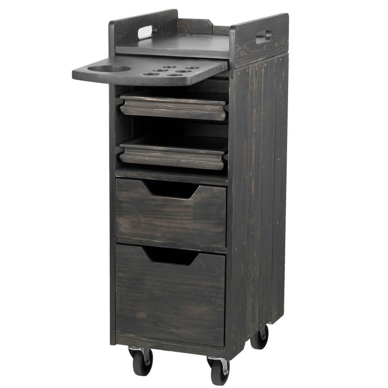 Деревянная тележка для парикмахера Gabbiano 991 Grey