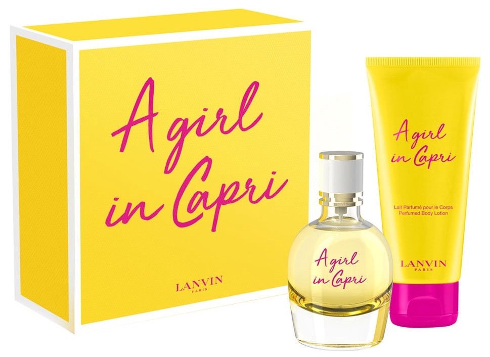 Lanvin a Girl in Capri EDT 50ml + Body Lotion 100ml