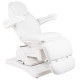 Kosmetoloģijas krēsls Basic 169 White Kosmetoloģijas krēsls Basic 169 White