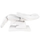 Kosmetoloģijas krēsls Basic 169 White Kosmetoloģijas krēsls Basic 169 White
