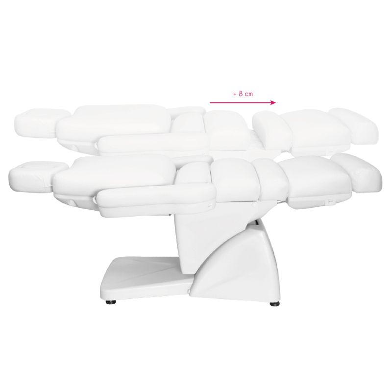 Kosmetoloģijas krēsls Azzurro 878-5 White Kosmetoloģijas krēsls Azzurro 878-5 White