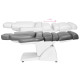 Kosmetoloģijas krēsls Azzurro 878-5 Grey Kosmetoloģijas krēsls Azzurro 878-5 Grey