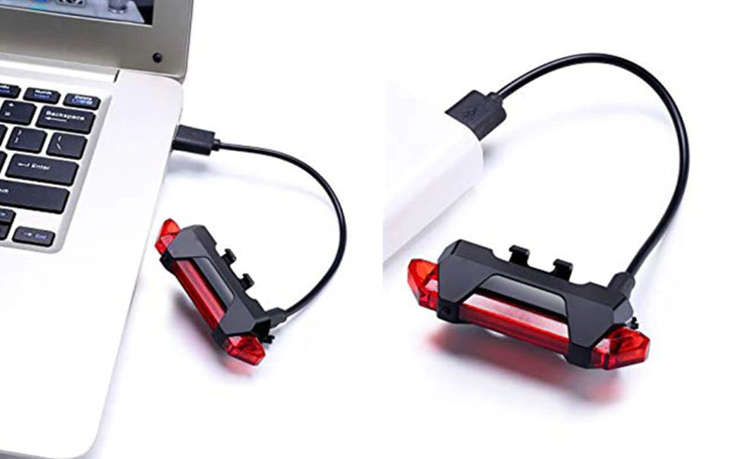 USB Aizmugurējais velosipēda lukturis (18671)