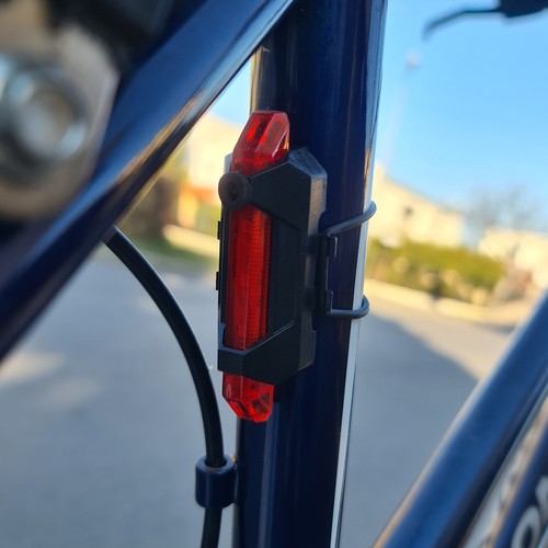 USB LED priekšējais + aizmugurējais velosipēda lukturis T6 (18669) 