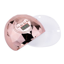 UV LED Lampa Lux F6 86W Diamond Pink Gold Ir uz vietas!