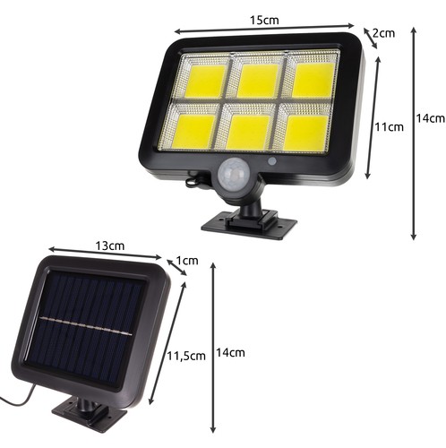Led Saules Sienas Apgaismojums Izoxis 120 LED (19892) Led Saules Sienas Apgaismojums Izoxis 120 LED (19892)